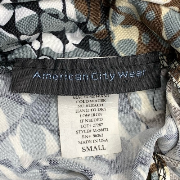 Small Snakeskin Print Bow Neckline Blouse Sleeveless Stretch 4 6 - Picture 9 of 9